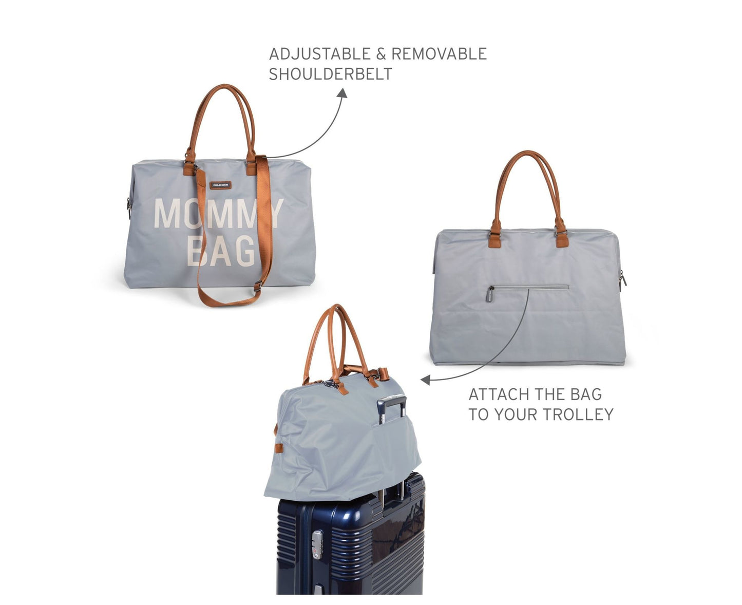 Mommy Bag Verzorgingstas - Grijs Ecru
