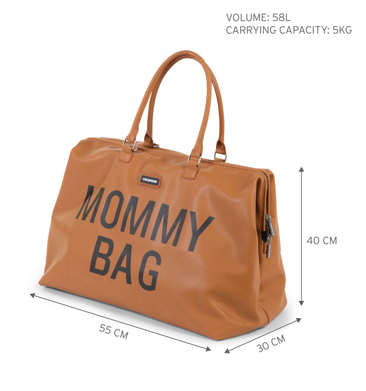 Mommy Bag Verzorgingstas - Lederlook Bruin