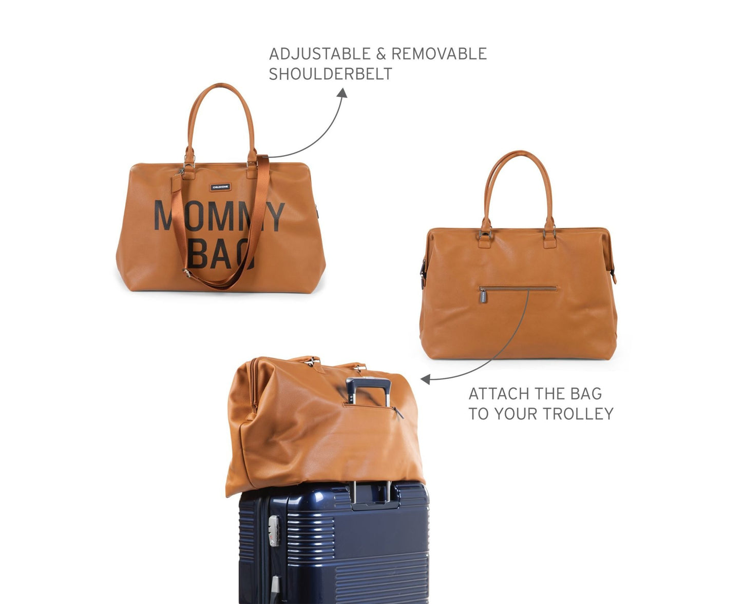 Mommy Bag Verzorgingstas - Lederlook Bruin