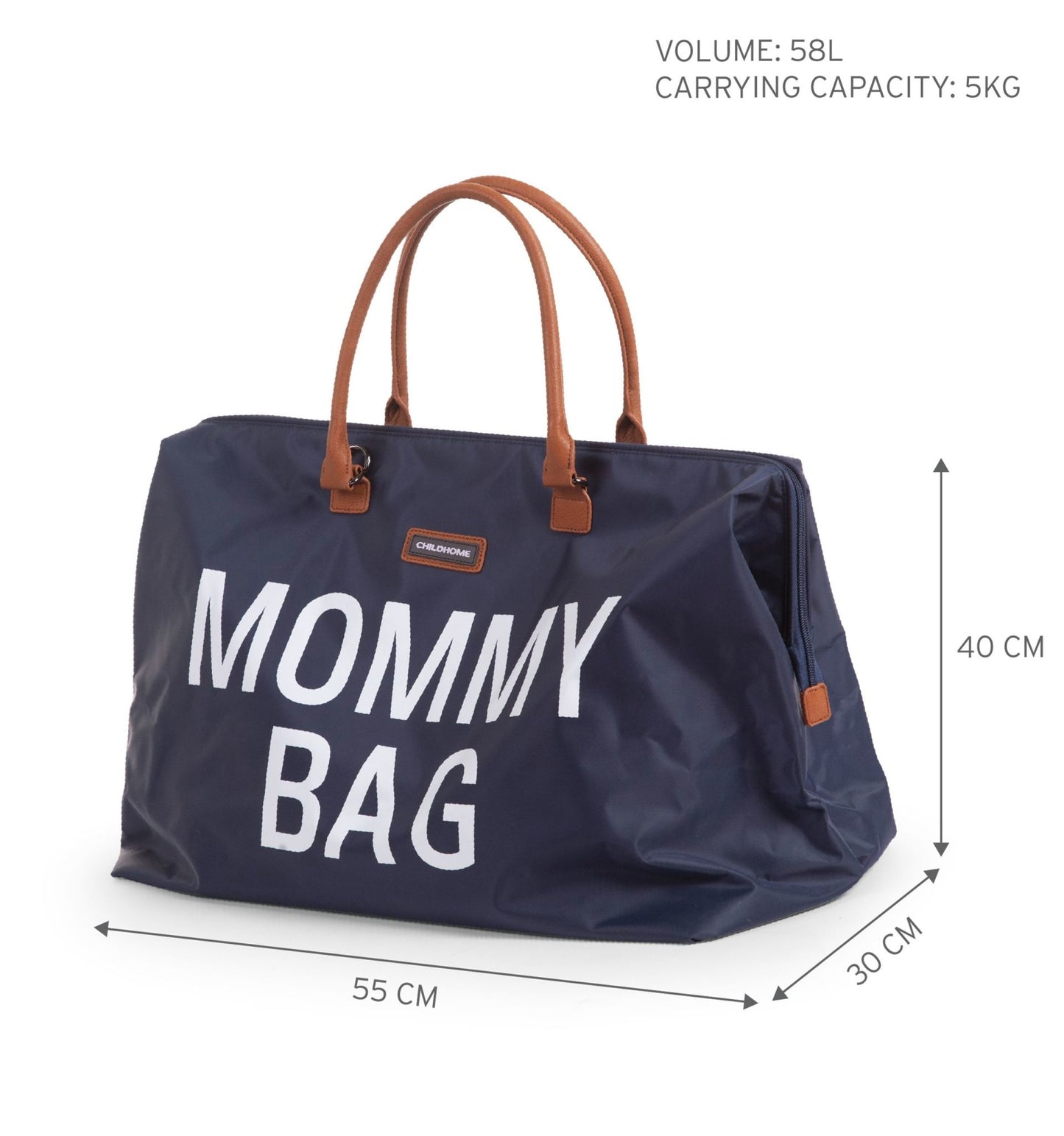 Mommy Bag Verzorgingstas - Navy Wit