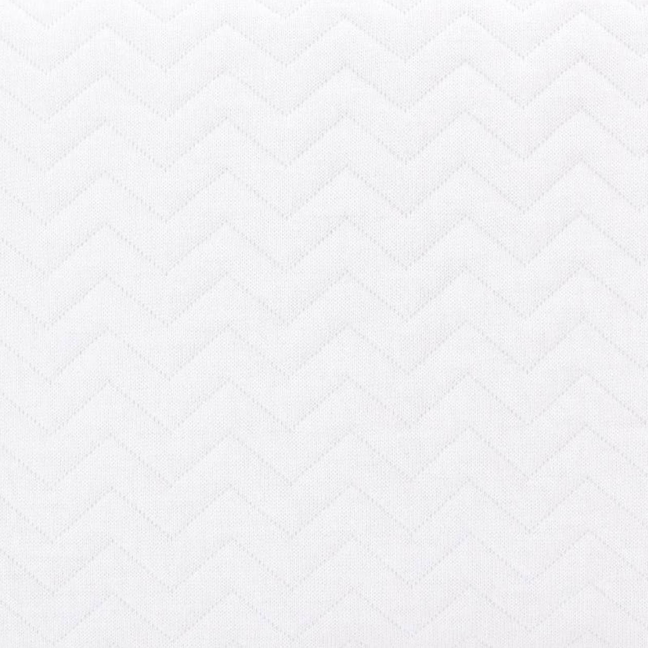 Dekbedovertrek & kussensloop 100x140cm Chevron wit