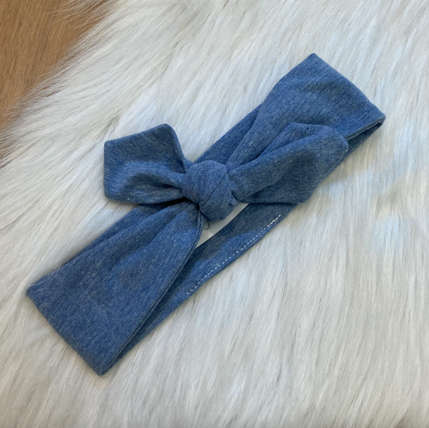 Haarlintje jeansblauw