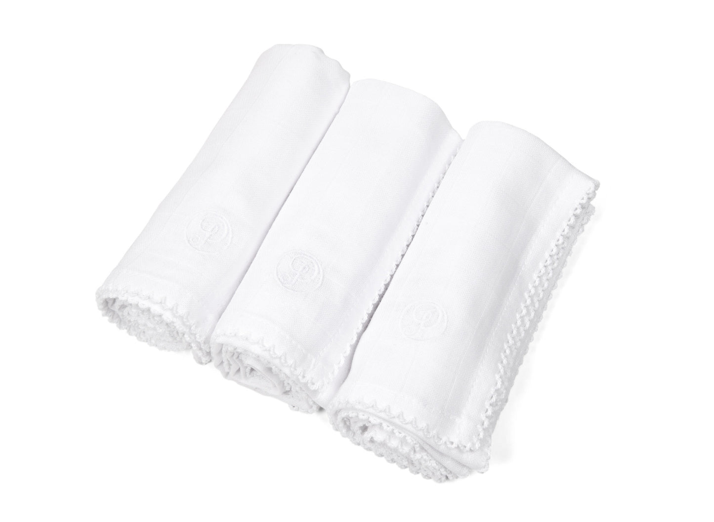 Set van 3 hydrofiele doekjes White