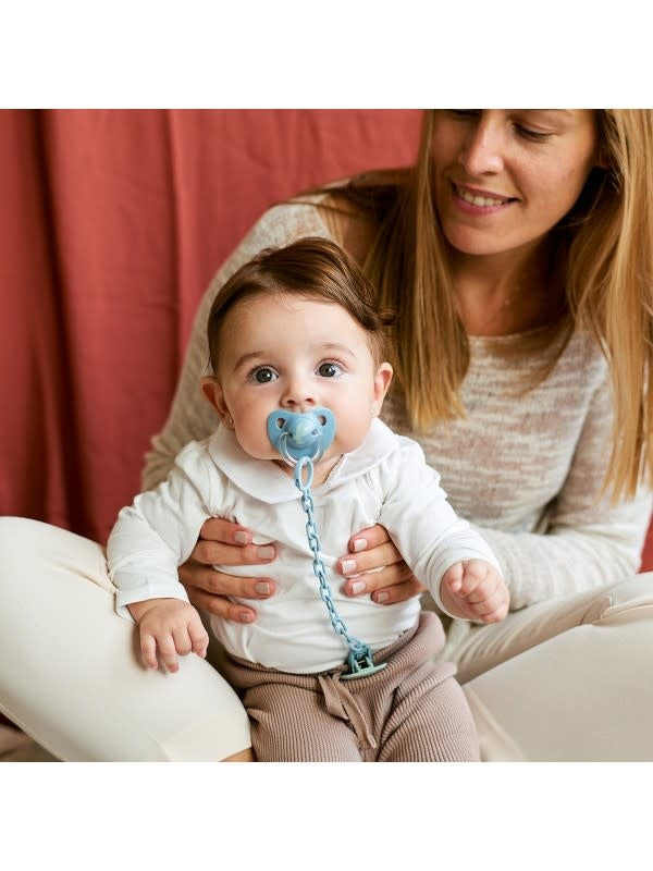 Suavinex - Forest - Soother - Sili. - Flat - 0/6M Blue DUO