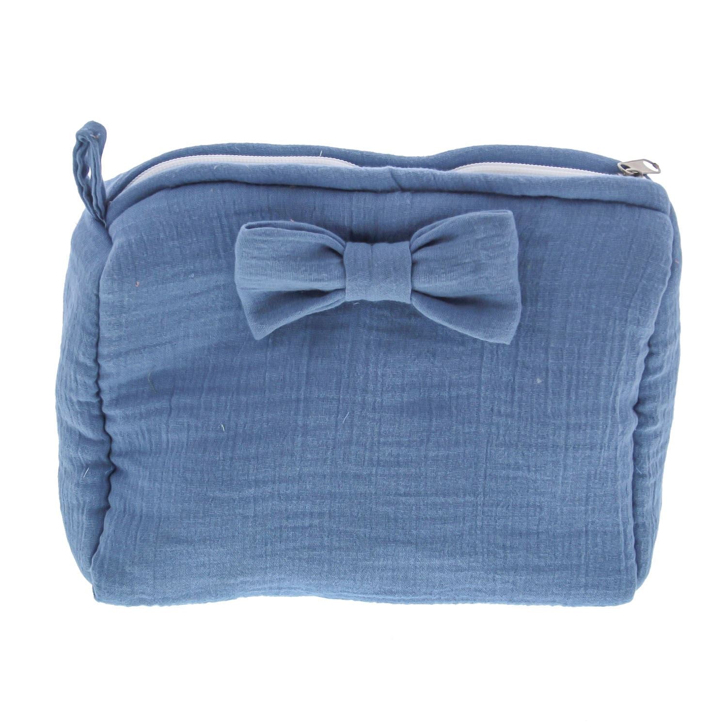 Tetra toilettasje met stik beige cloud blue