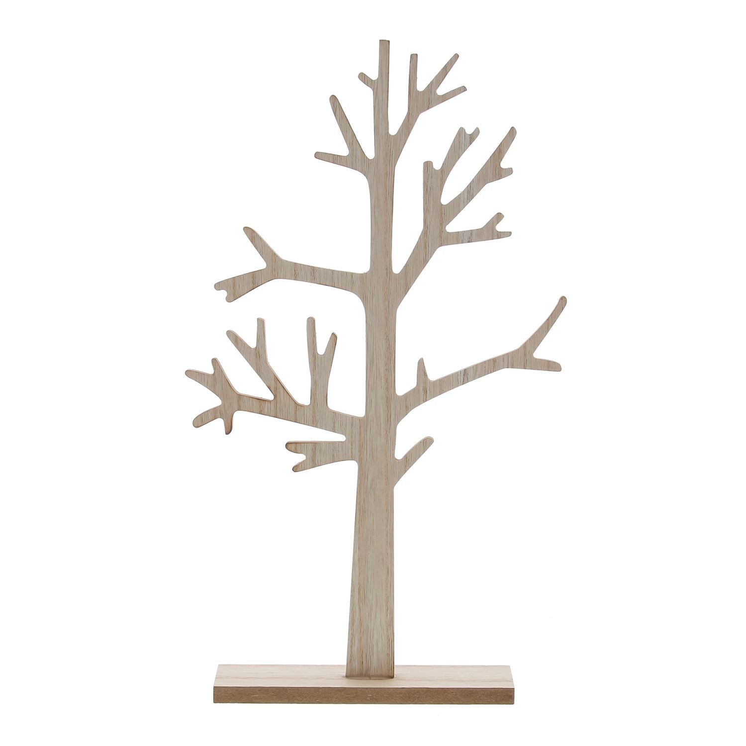 Houten boom met takken naturel H35cm