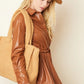 Teddy Shopper Bag Camel Polyester Camel