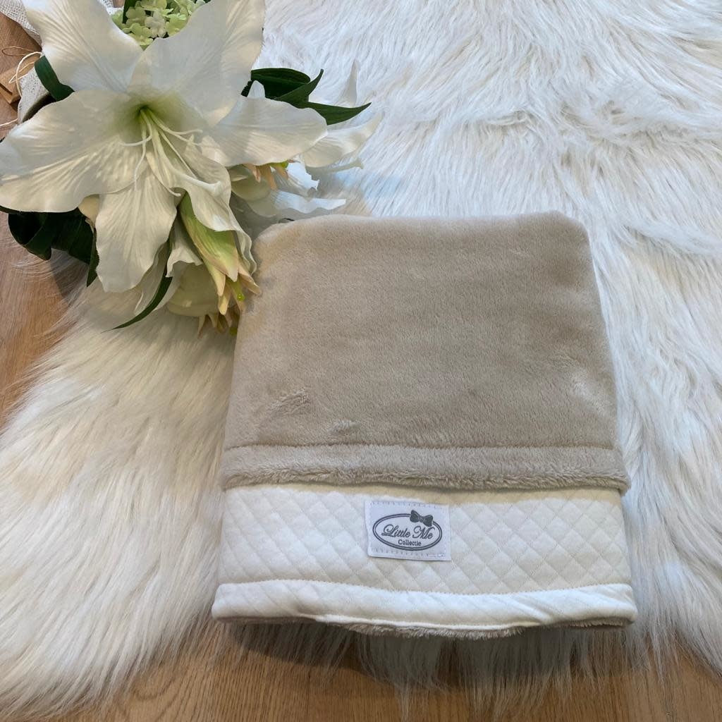 Winterdeken sweet diamond beige fleece