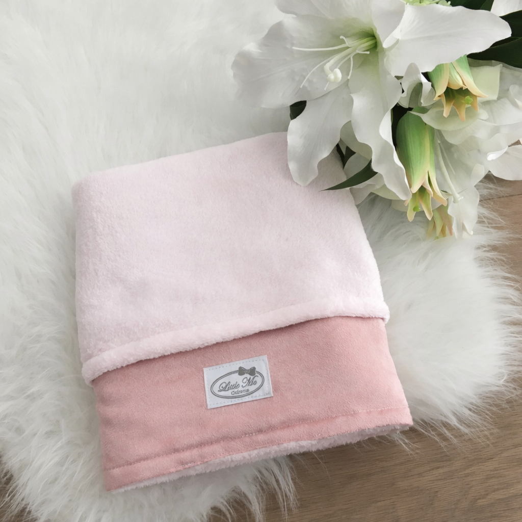 Soft Suéde Winterdekentje met naam | Gepersonaliseerde | Vintage Rose