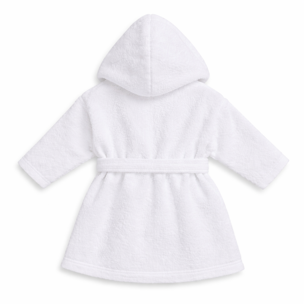 Baby badjas met naam | Gepersonaliseerde | Soft cloud