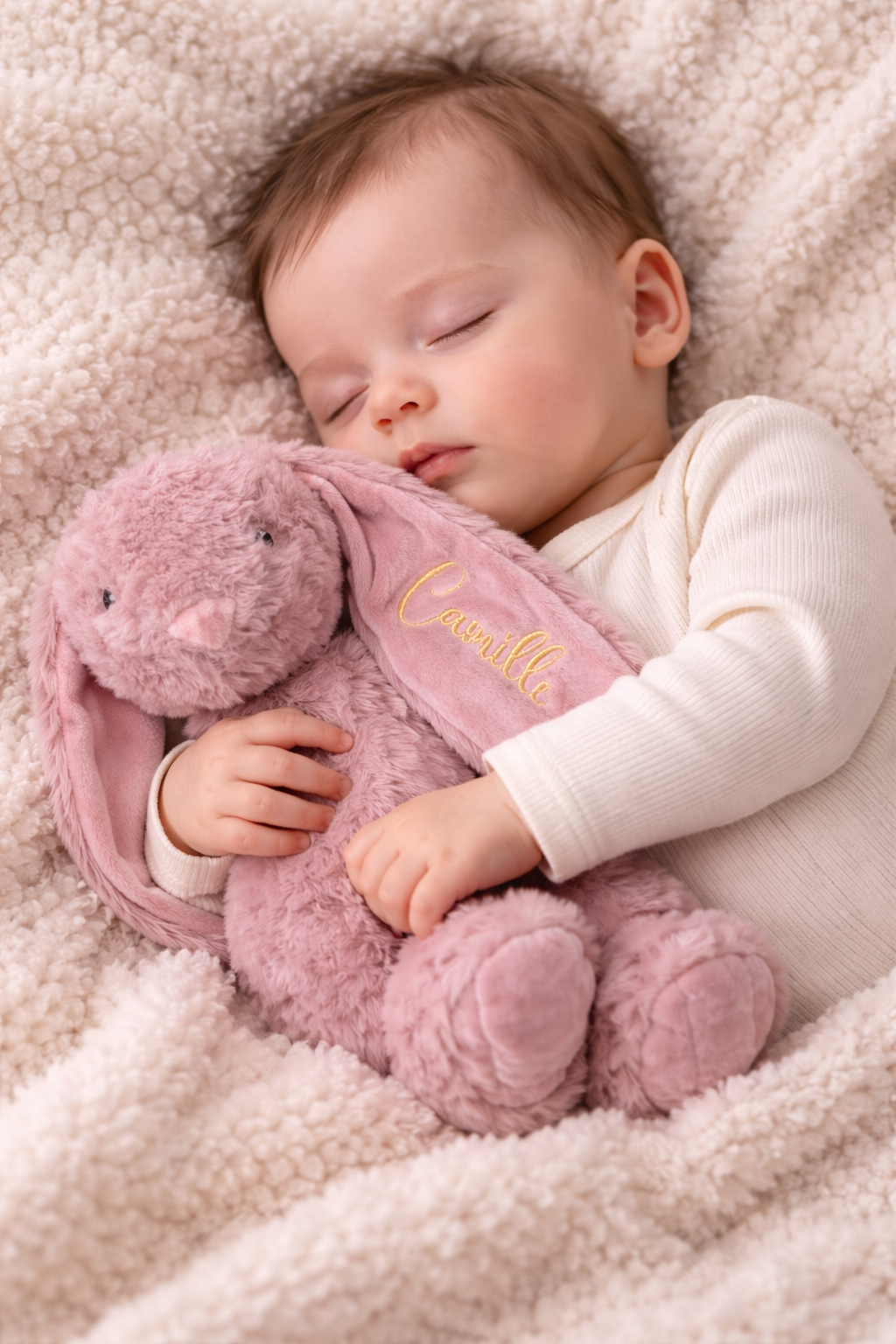Rosie Bunny met naam | Gepersonaliseerde