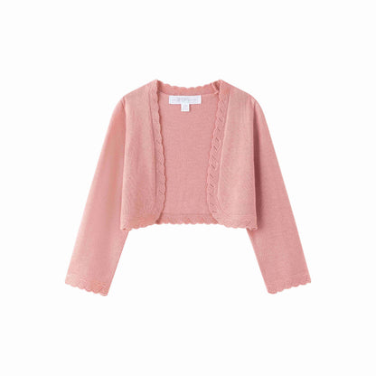 Roze gilet open