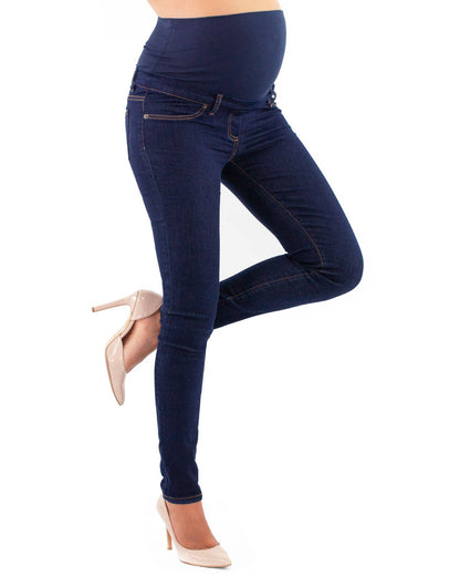 Zwangerschaps jeans donker blauw