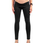 Zwangerschaps Leggings zwart (Fleece)