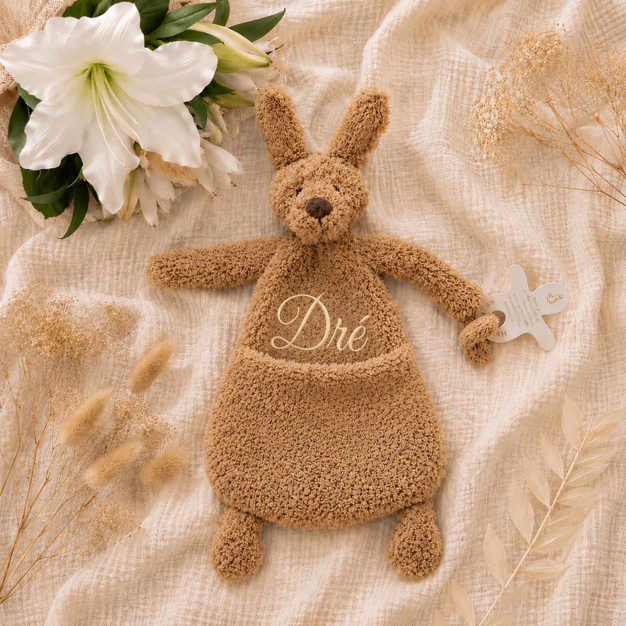 Kangaroo Kick Tuttle met naam | Gepersonaliseerde | Bruin