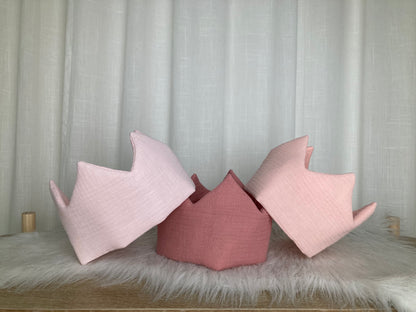 Tetra Breeze verjaardagskroon met naam | Gepersonaliseerde | Baby Pink