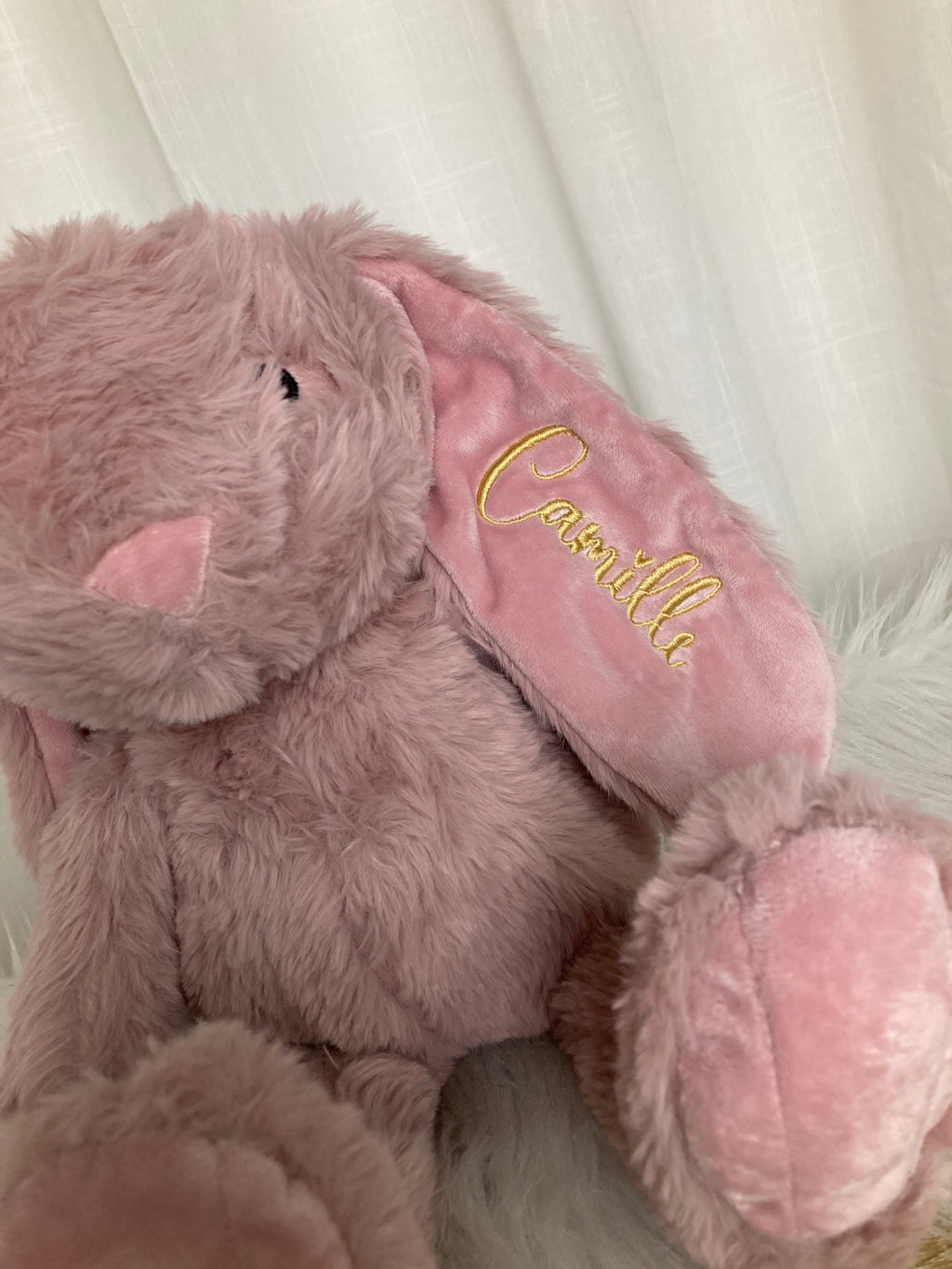 Happy Bunny oud roze