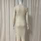 Knit dress ecru