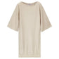 T-shirt dress with shiny coating Off-white