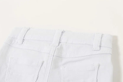 Witte jeans met 5 zakken