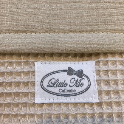 Ledikantdeken zomer Warm wafel Beige