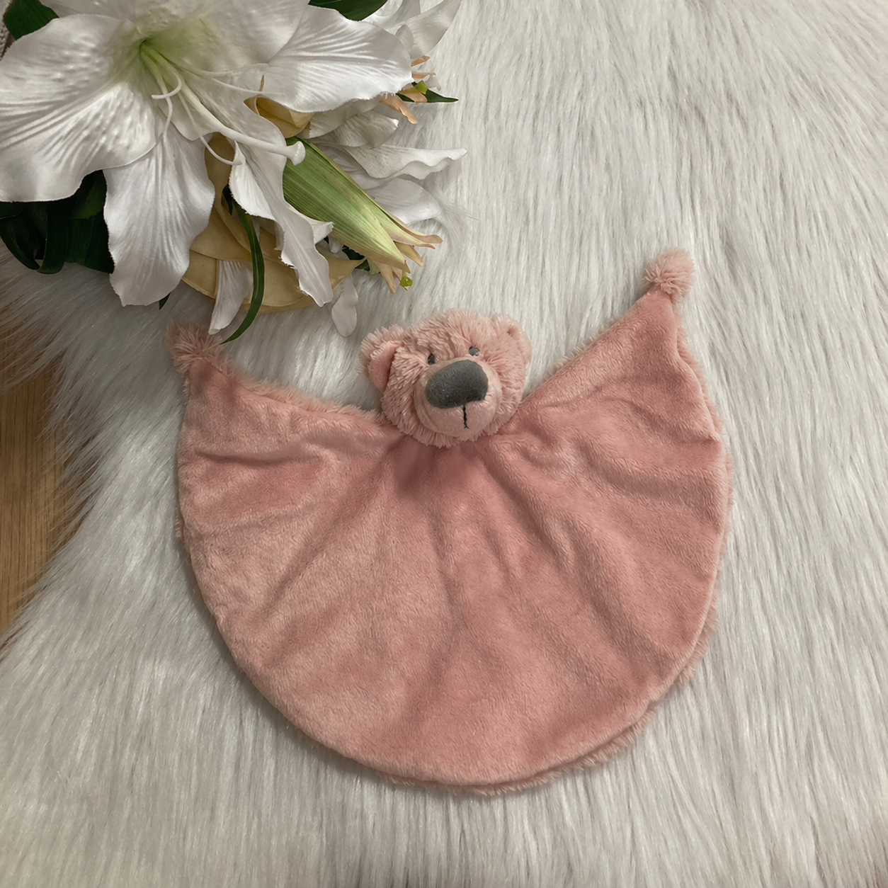 Bear Bella met naam | Gepersonaliseerde | Vintage rose