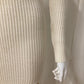 Knit dress ecru