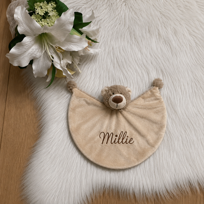 Happy Horse Bear Bella met naam | Gepersonaliseerde met naam | Teddy taupe