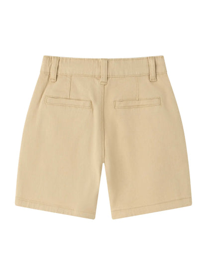 Chinoshort voor jongens beige
