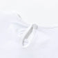 T-shirt met ruches mouwen en aardbei met bril