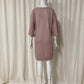 T-shirt dress with shiny coating Pink