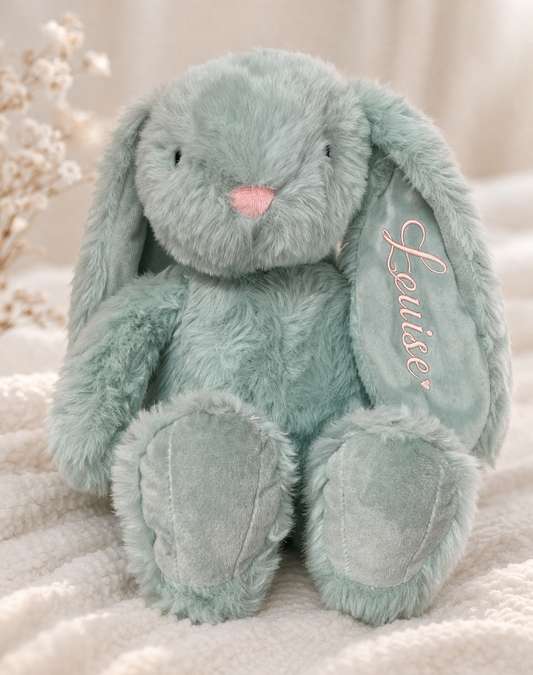 Mint Bunny met naam | Gepersonaliseerde