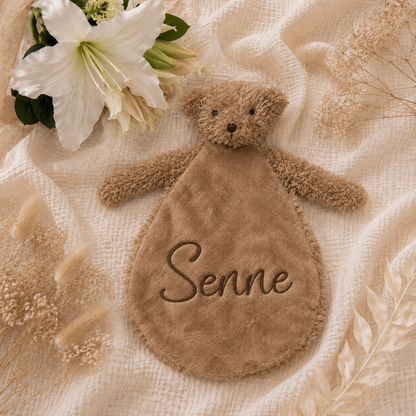 Bear Bruno Tuttle met naam | Gepersonaliseerde | Bruin