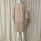 T-shirt dress with shiny coating Off-white