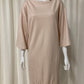 T-shirt dress with shiny coating Off-white