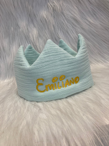 Tetra Breeze verjaardagskroon met naam | Gepersonaliseerde | Soft mint