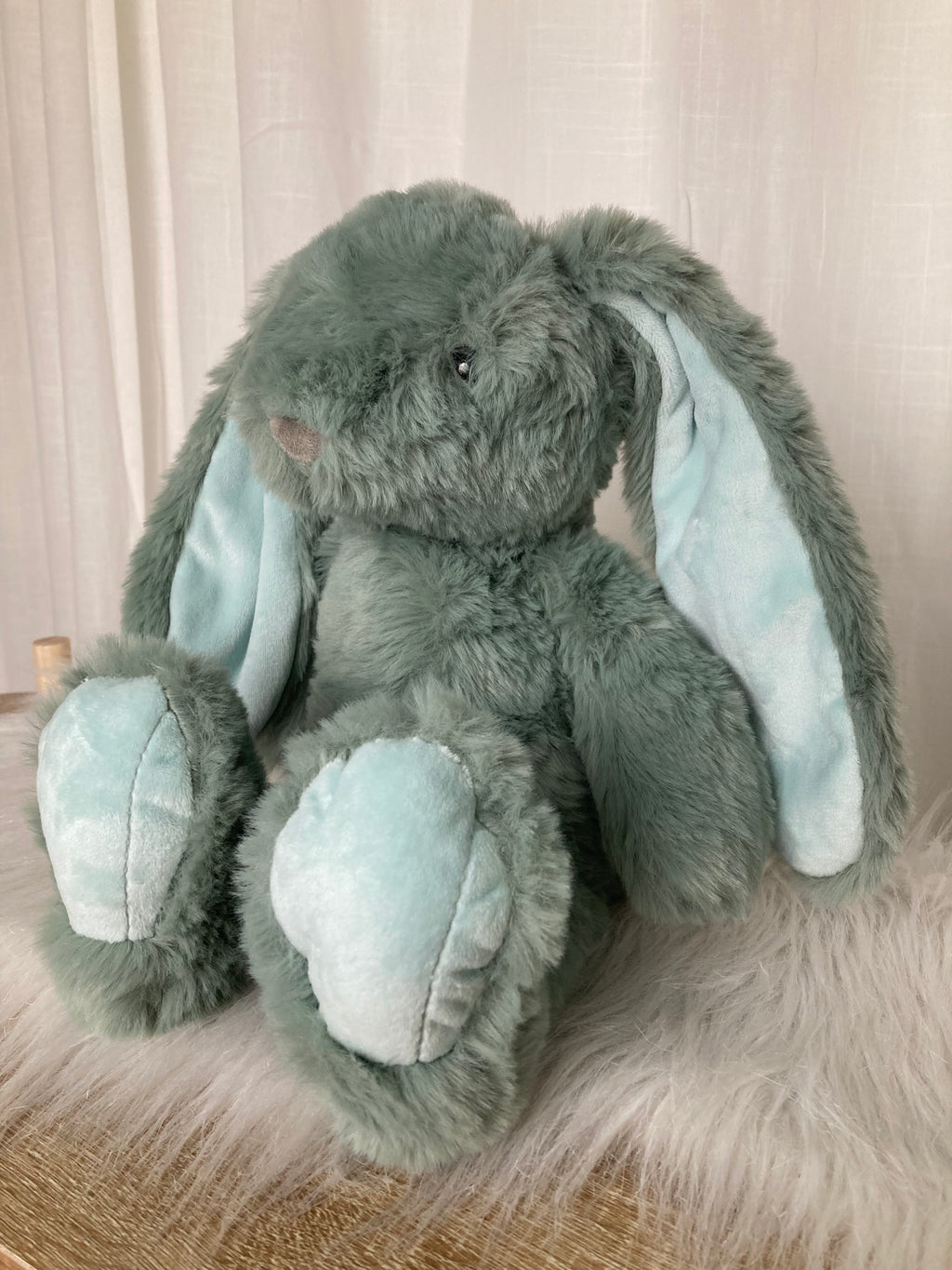 Happy Bunny oud groen