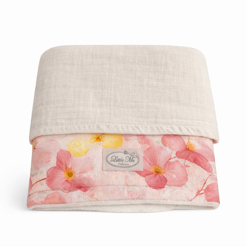 Wiegdekentje zomer sweet poppy
