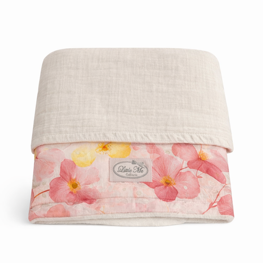 Wiegdekentje zomer sweet poppy