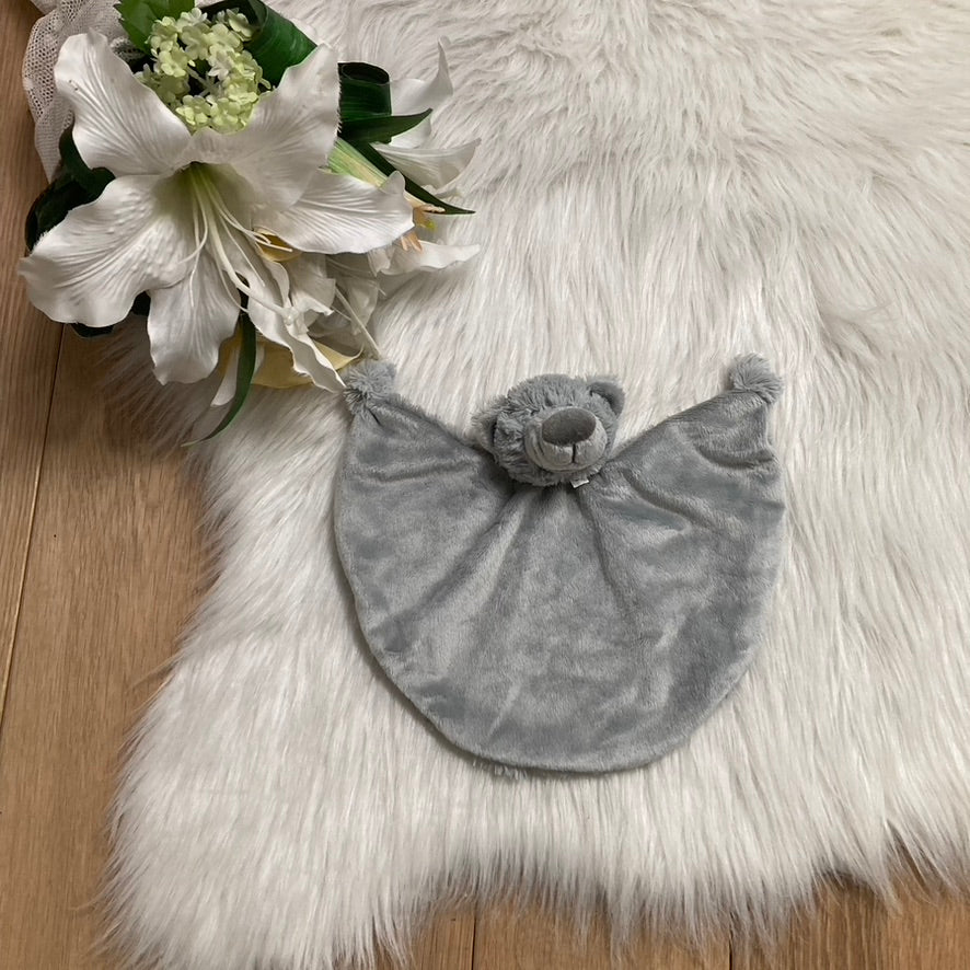 Happy Horse Bear Bella met naam | Gepersonaliseerde met naam | Misty grey