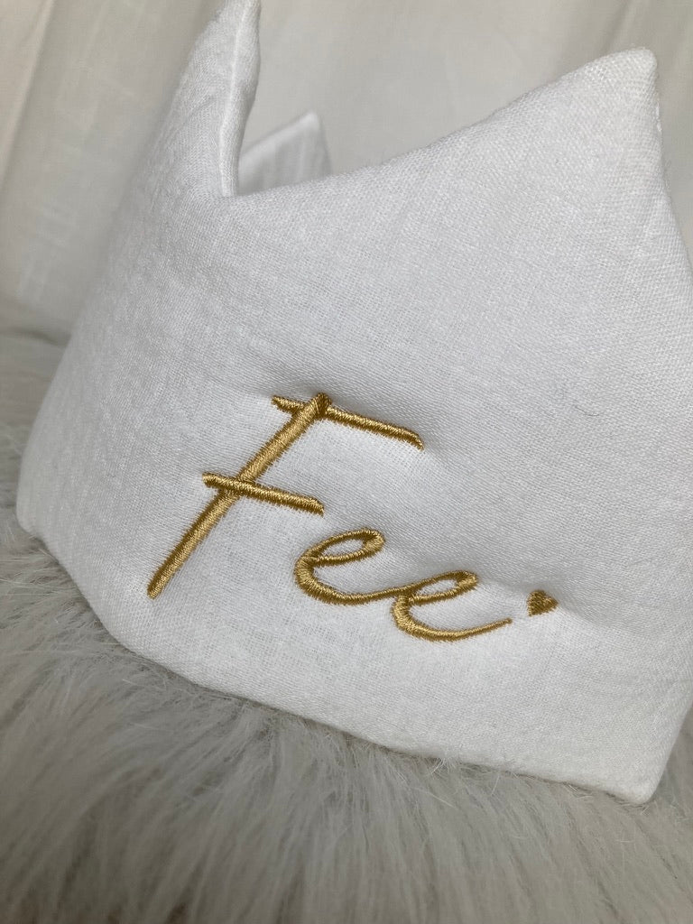 Tetra Breeze verjaardagskroon met naam | Gepersonaliseerde | Vanilla Milk