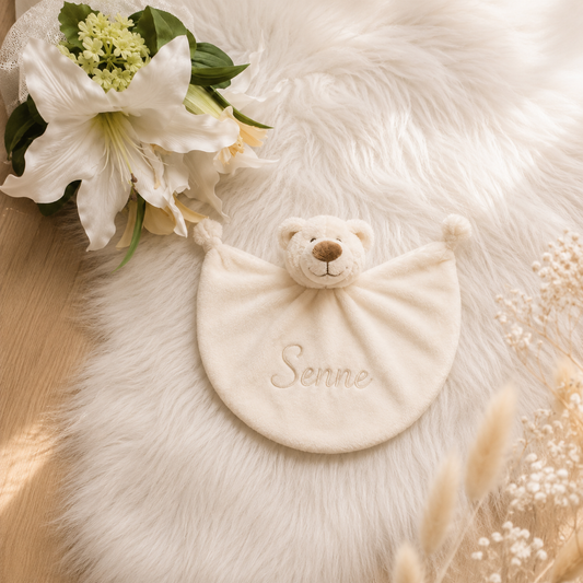 Happy Horse Bear Bella met naam | Gepersonaliseerde met naam | Vanilla Milk
