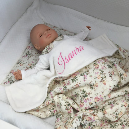 Petit Fleur Winterdekentje met naam | Gepersonaliseerde |