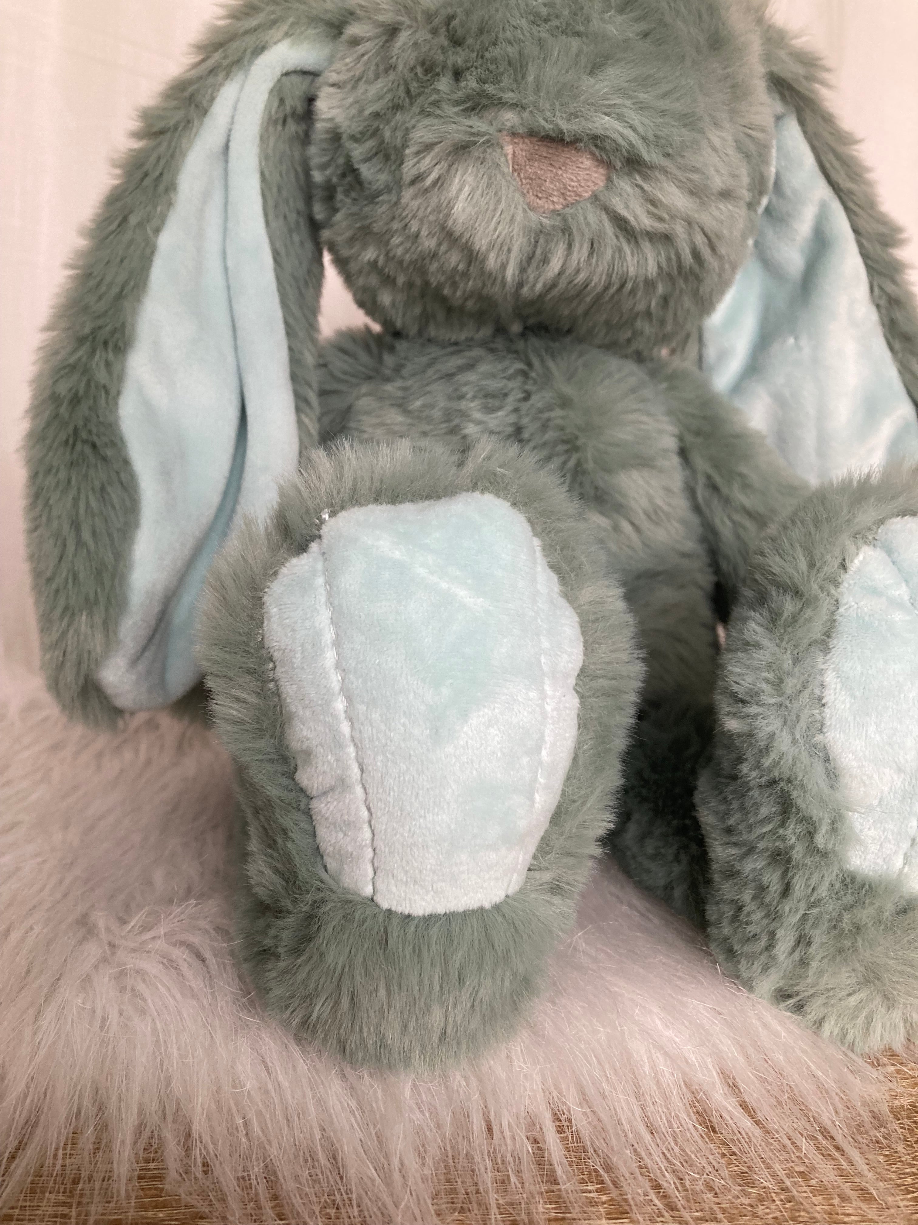 Happy Bunny oud groen