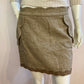 Beige skirt lined in wool with pockets