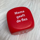 Dobbelsteen papa/mama geeft de fles rood