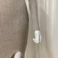 Knit dress beige