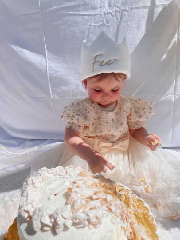 Verjaardagskroon Breeze Tetra ecru