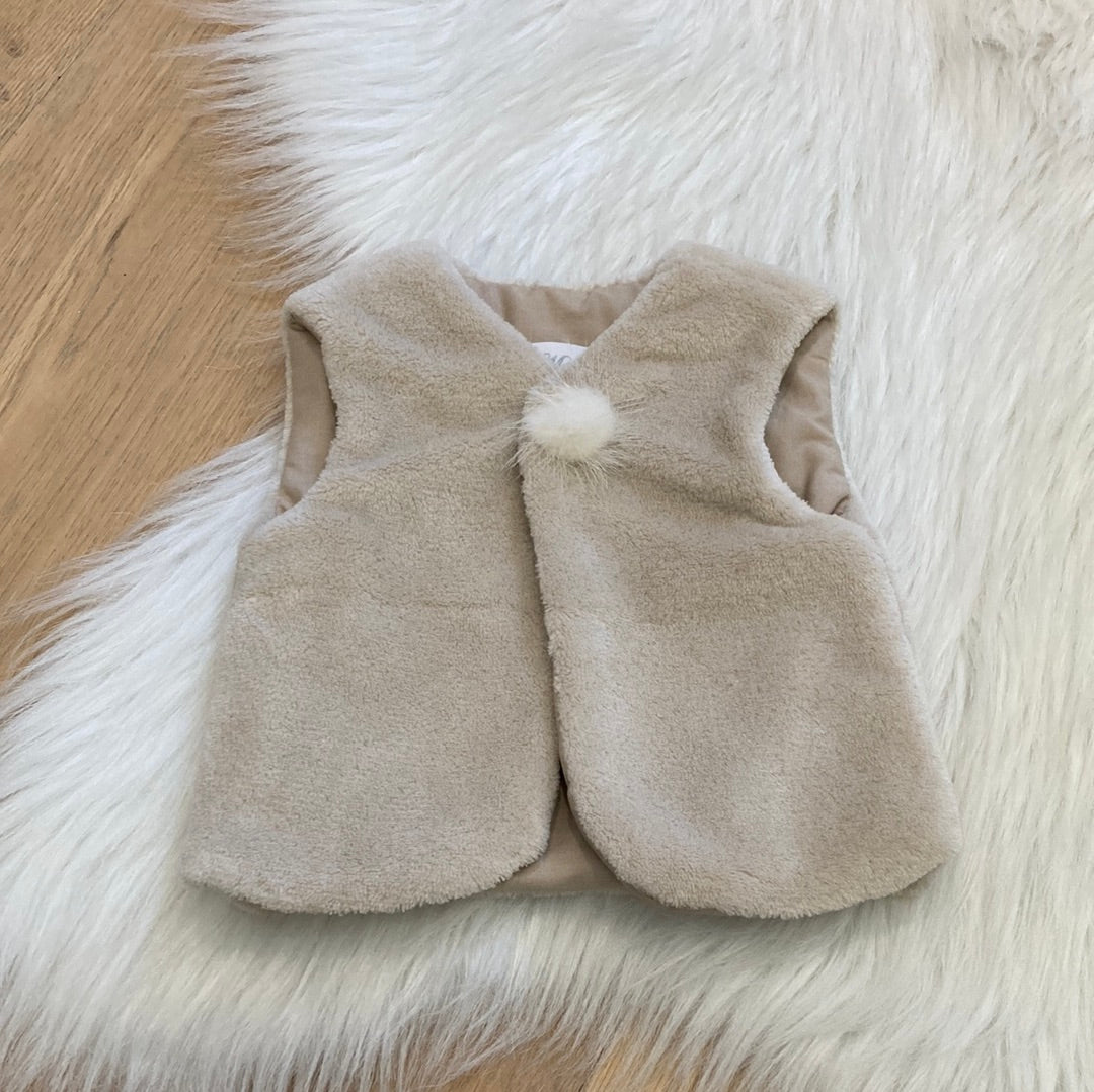 Bodywarmer beige