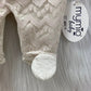 Pyjama dentelle creme